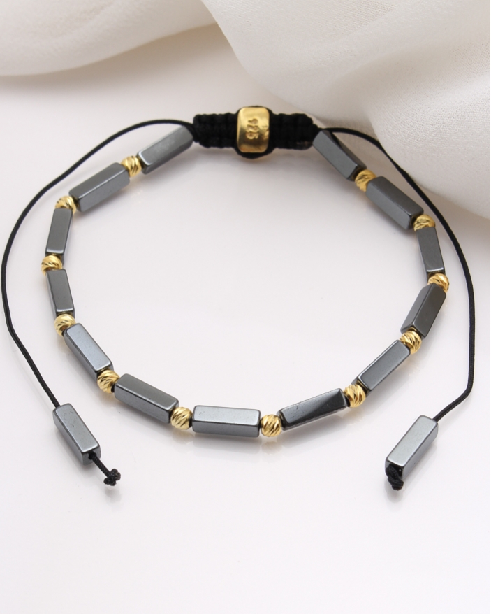 Bratara argint cu hematite cod 5-38775, gr5.4