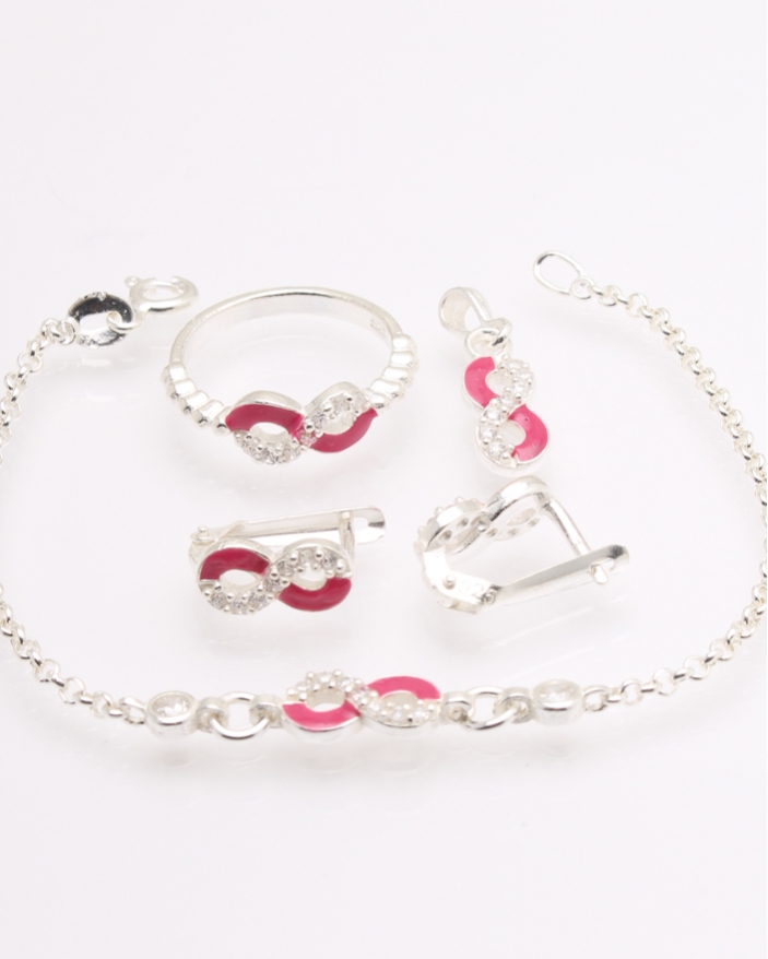 Set argint copii infinit cod 3-25747, gr5.6