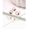 Set argint cu buburuza cod 3-44556, gr6