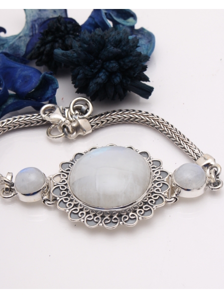 Bratara argint cu pietre semipretioase cod 5-42978, gr16.6