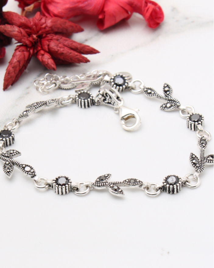 Bratara argint cu marcasite cod 5-43621, gr6.3