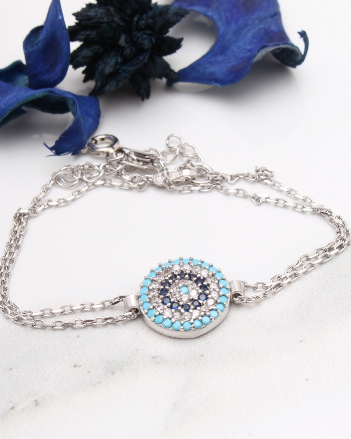 Bratara argint si cubic zirconia cod 5-43726, gr3.4