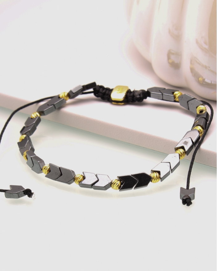 Bratara argint cu hematite cod 5-44476, gr4.8