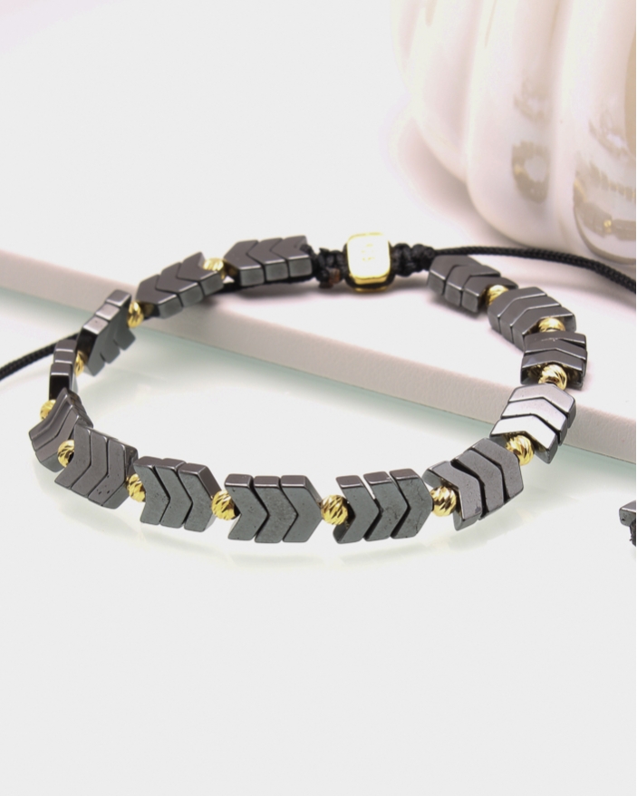 Bratara argint cu hematite cod 5-44477, gr8.7