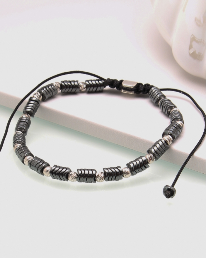Bratara argint cu hematite cod 5-44480, gr6