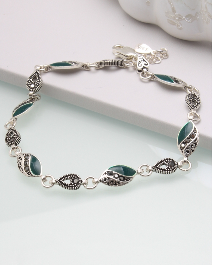 Bratara argint cu marcasite cod 5-44969, gr6.5