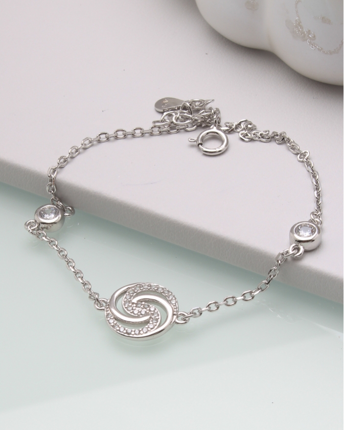 Bratara argint si cubic zirconia cod 5-45012, gr2.3