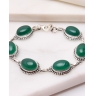 Bratara argint cu agata verde cod 5-48919, gr22.4