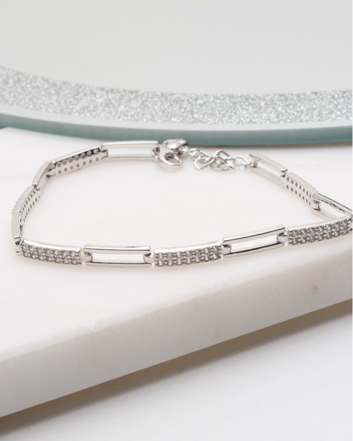 Bratara argint si cubic zirconia cod 5-50240, gr7.9