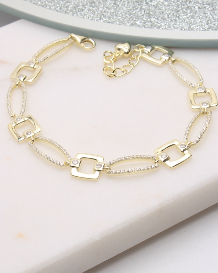 Bratara argint si cubic zirconia cod 5-50247, gr8.5