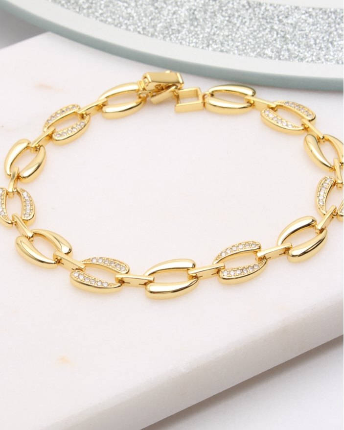 Bratara argint si cubic zirconia cod 5-50372, gr10.2