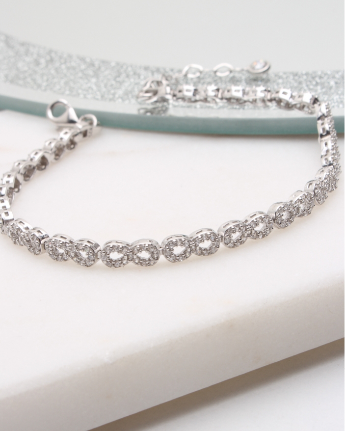 Bratara argint si cubic zirconia cod 5-50374, gr7.2