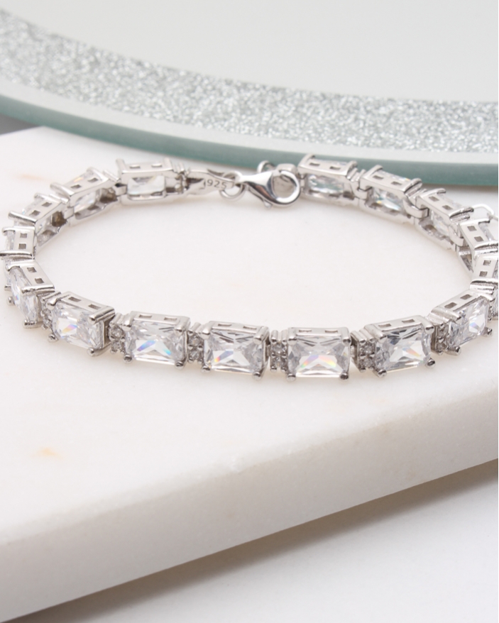 Bratara argint si cubic zirconia cod 5-50378, gr16.9