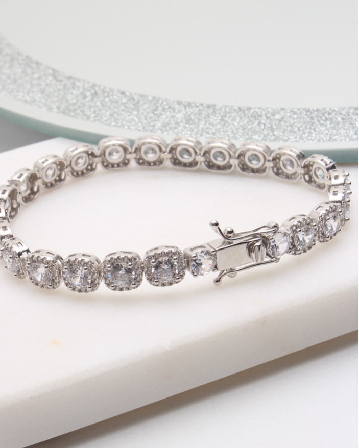 Bratara argint si cubic zirconia cod 5-50383, gr20.4