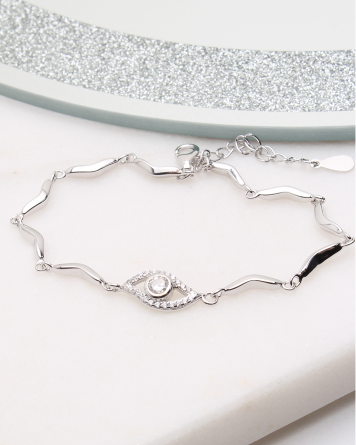 Bratara argint si cubic zirconia cod 5-50416, gr4.6