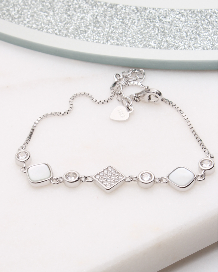Bratara argint si cubic zirconia cod 5-50429, gr3.9