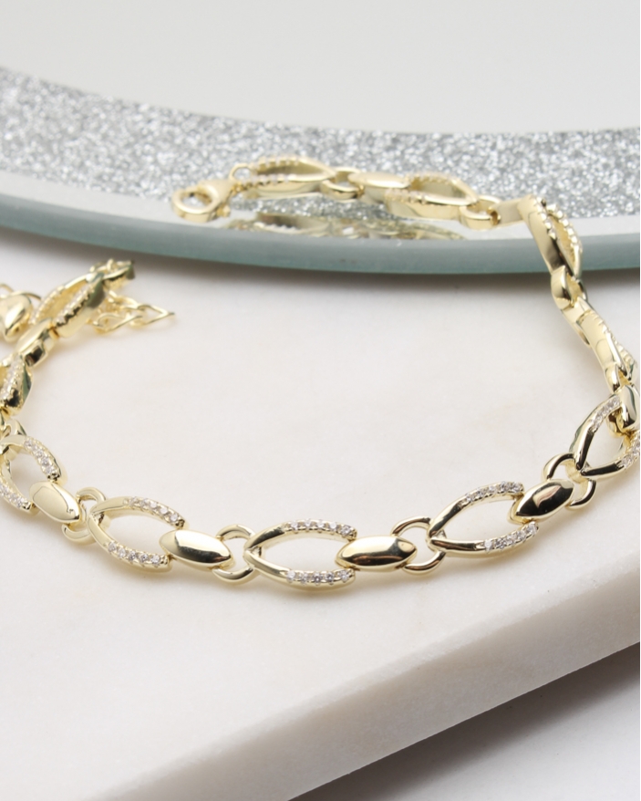 Bratara argint si cubic zirconia cod 5-50983, gr11.3