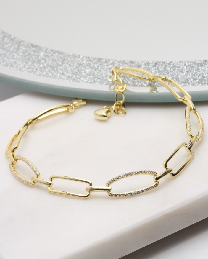 Bratara argint si cubic zirconia cod 5-50986, gr6.2
