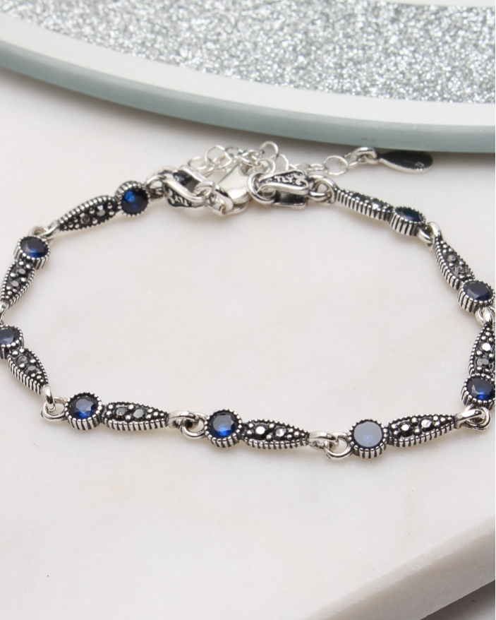 Bratara argint cu marcasite cod 5-51113, gr5.2