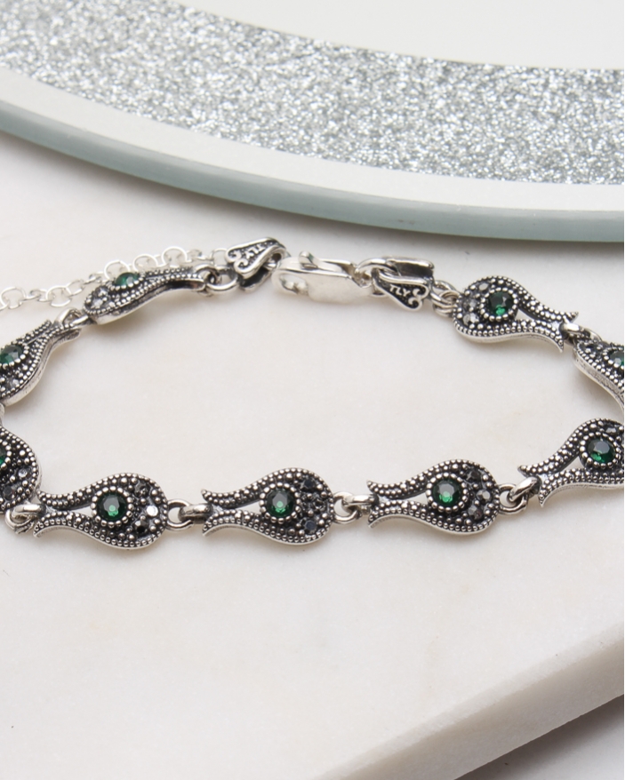 Bratara argint cu marcasite cod 5-51124, gr8.8
