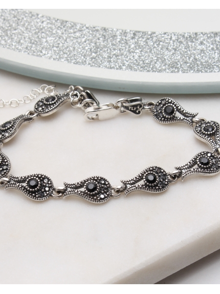 Bratara argint cu marcasite cod 5-51125, gr8.8