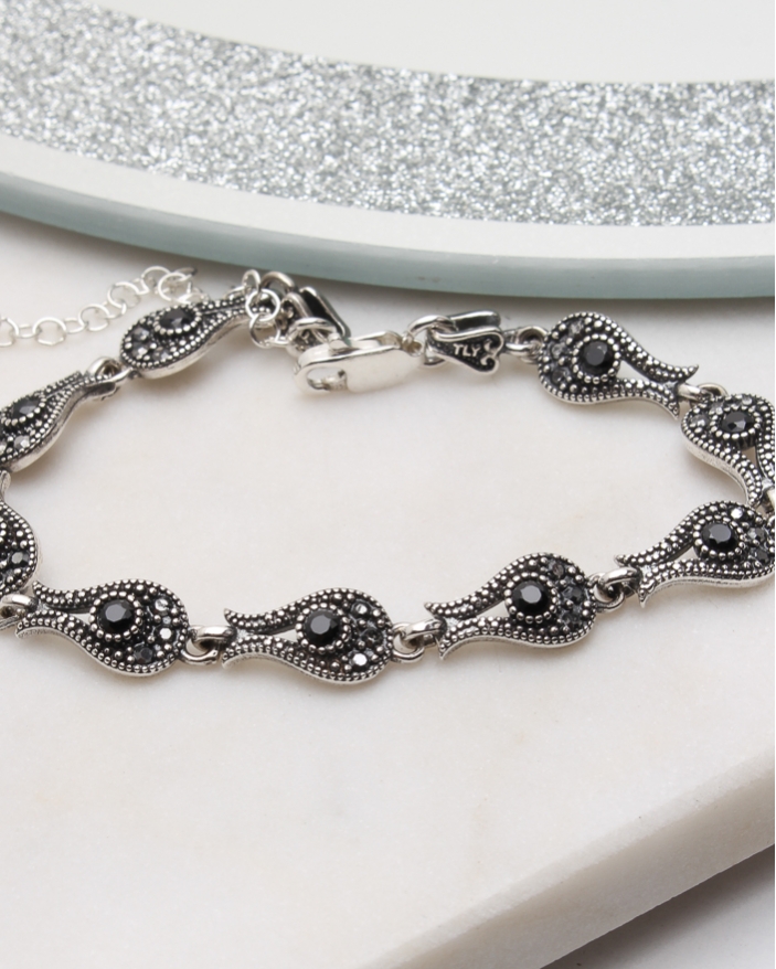 Bratara argint cu marcasite cod 5-51125, gr8.8