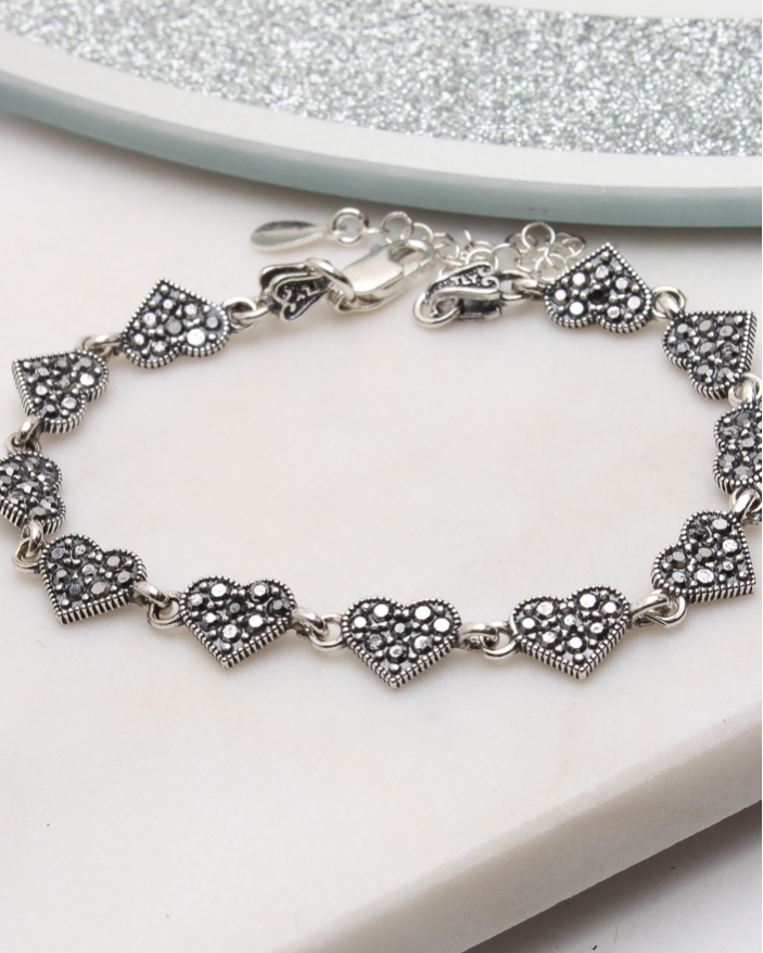 Bratara argint cu marcasite cod 5-51133, gr5.9