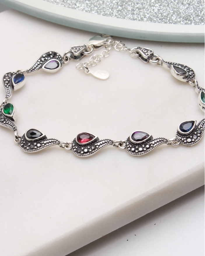 Bratara argint cu marcasite cod 5-51134, gr8
