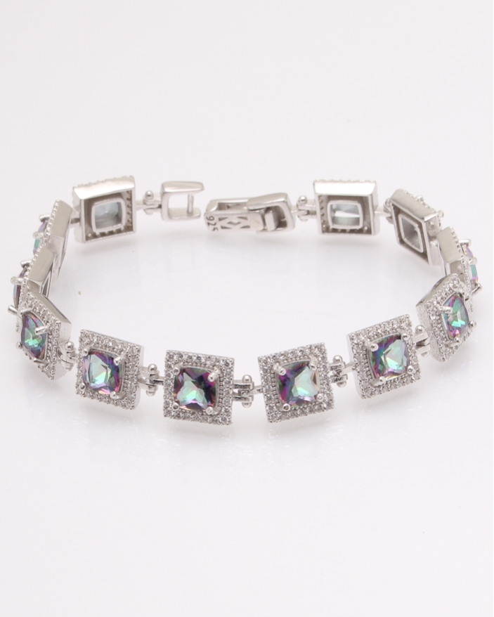 Bratara argint cu topaz mistic cod 5-31112, gr20