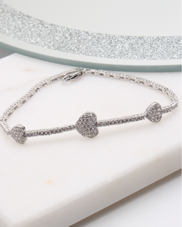 Bratara argint si cubic zirconia cod 5-50698, gr5.6