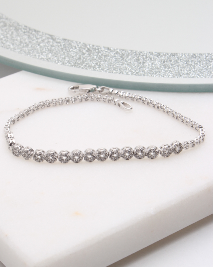 Bratara argint si cubic zirconia cod 5-50700, gr4.7