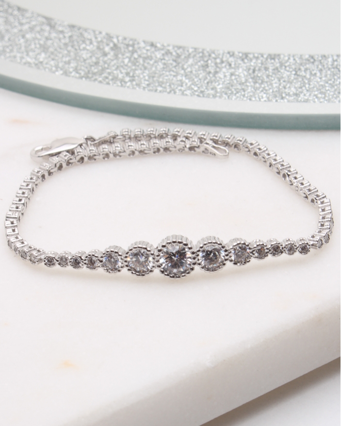 Bratara argint si cubic zirconia cod 5-50702, gr5.9