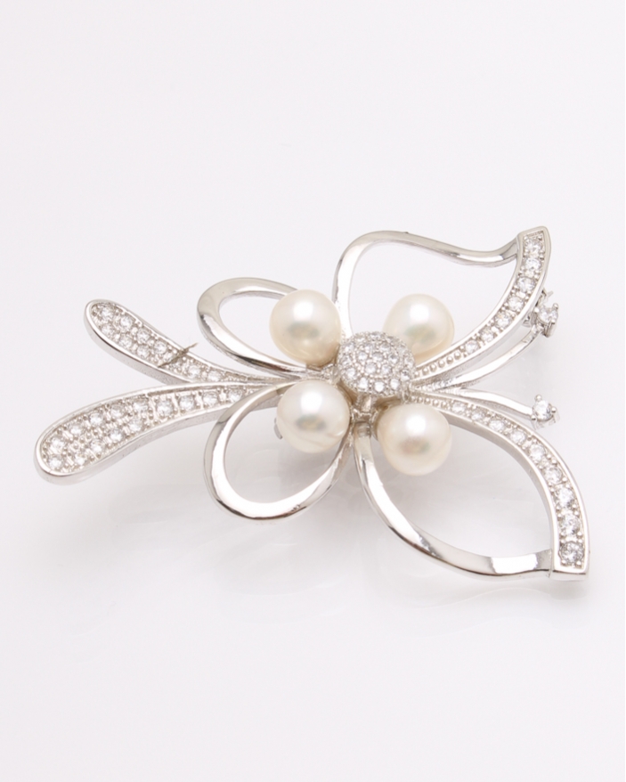 Brosa argint fluture cod 8-32671, gr10.2