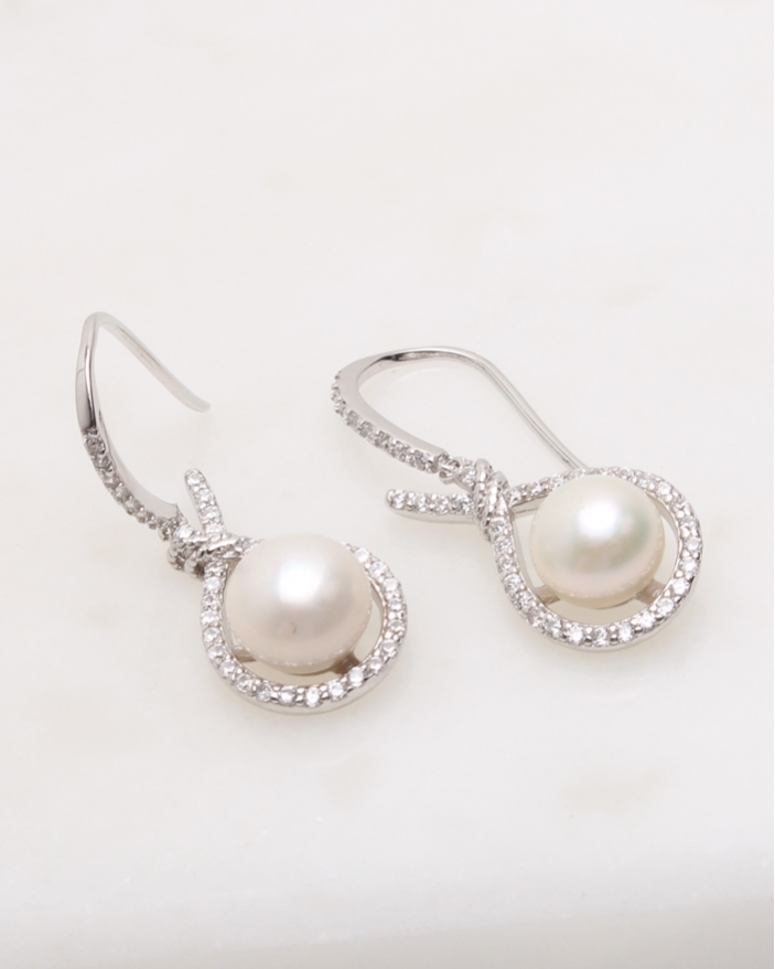 Cercei argint cu perle cod 2-47612, gr3