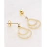 Cercei argint si cubic zirconia cod 2-48097, gr1.9
