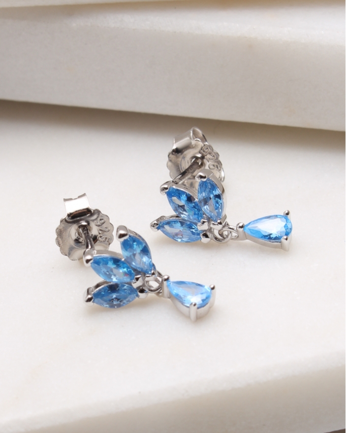 Cercei argint si cubic zirconia cod 2-49265, gr1.8