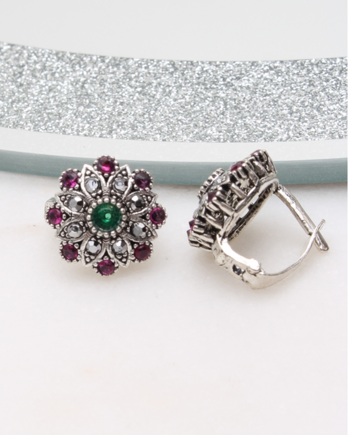 Cercei argint cu marcasite cod 2-50395, gr4