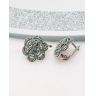 Cercei argint cu marcasite cod 2-50398, gr2.8