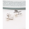 Cercei argint cu perle cod 2-50488, gr1.8