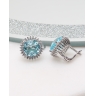 Cercei argint si cubic zirconia cod 2-50561, gr6.2