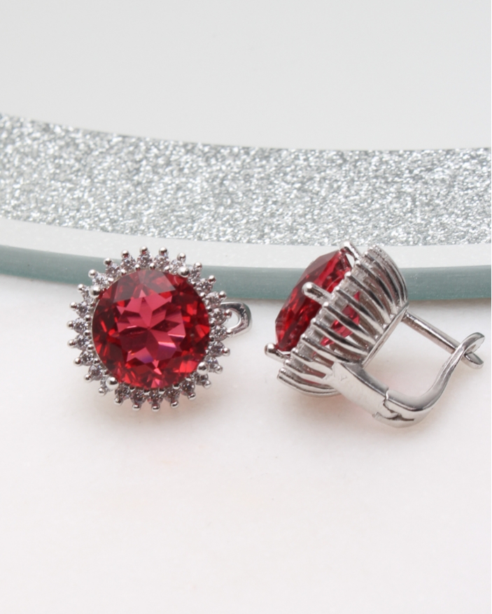 Cercei argint si cubic zirconia cod 2-50562, gr6.3