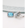 Cercei argint si cubic zirconia cod 2-50567, gr4.6