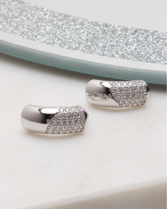 Cercei argint si cubic zirconia cod 2-50801, gr3.1