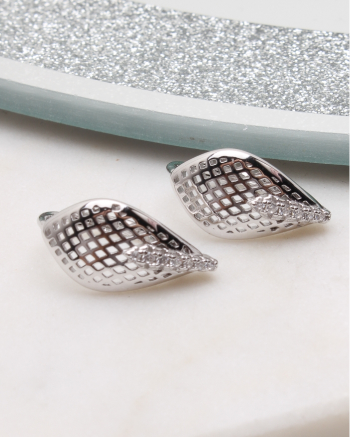 Cercei argint si cubic zirconia cod 2-50807, gr2.5