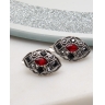 Cercei argint cu marcasite cod 2-50826, gr2.8