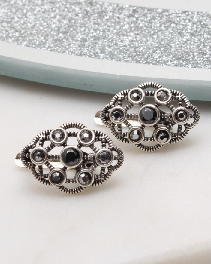 Cercei argint cu marcasite cod 2-50830, gr2.7