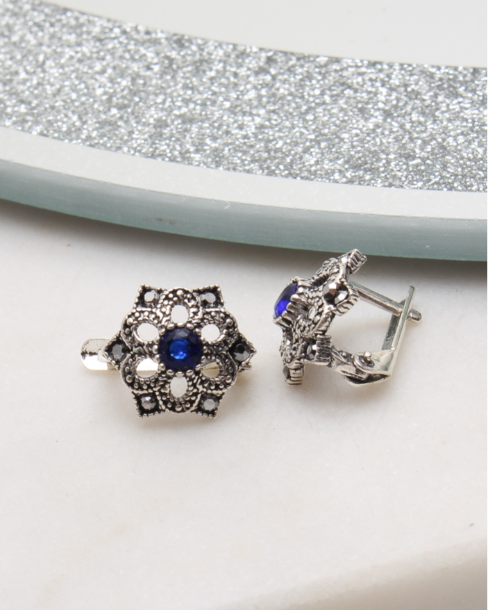 Cercei argint cu marcasite cod 2-50836, gr1.9