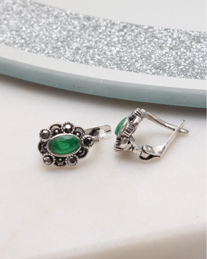 Cercei argint cu marcasite cod 2-50841, gr1.8