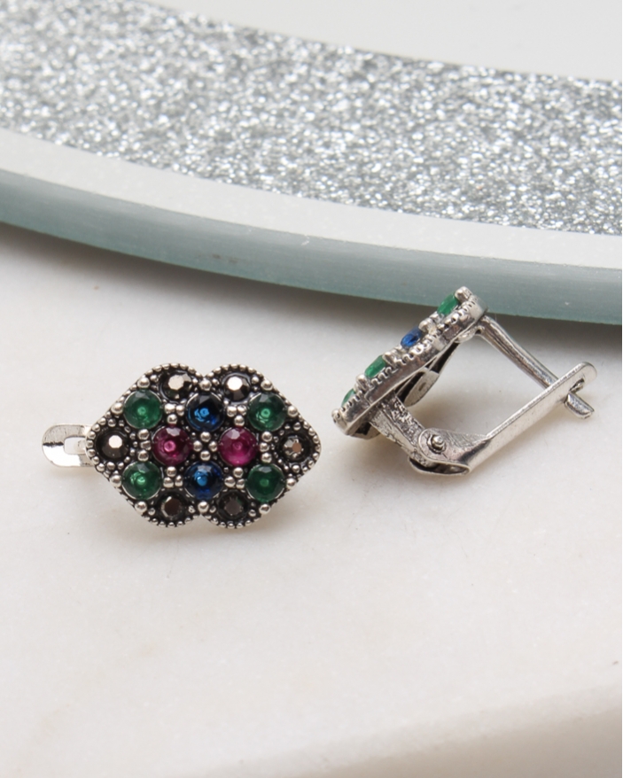 Cercei argint cu marcasite cod 2-50847, gr2.2