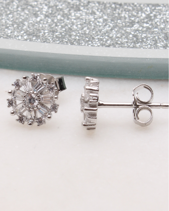 Cercei argint si cubic zirconia cod 2-51233, gr1.4